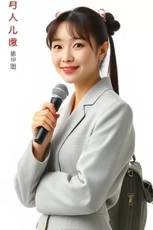 双面直播都市悬疑竖版海报封面